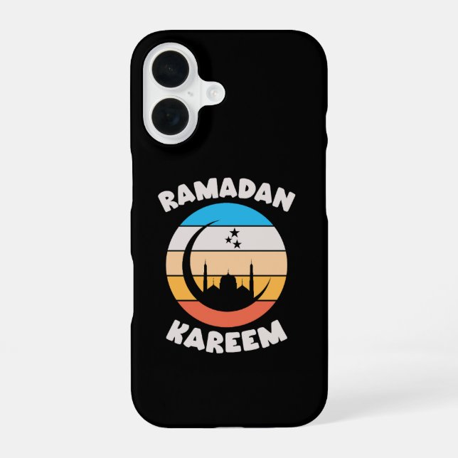 Coque iPhone 16 ramadan karim (Verso)