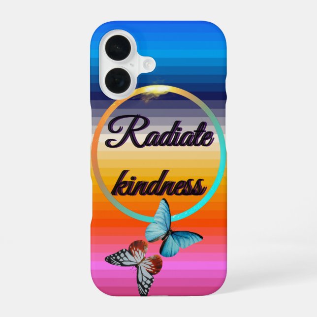 Coque iPhone 16 Rayonner la justesse (Verso)
