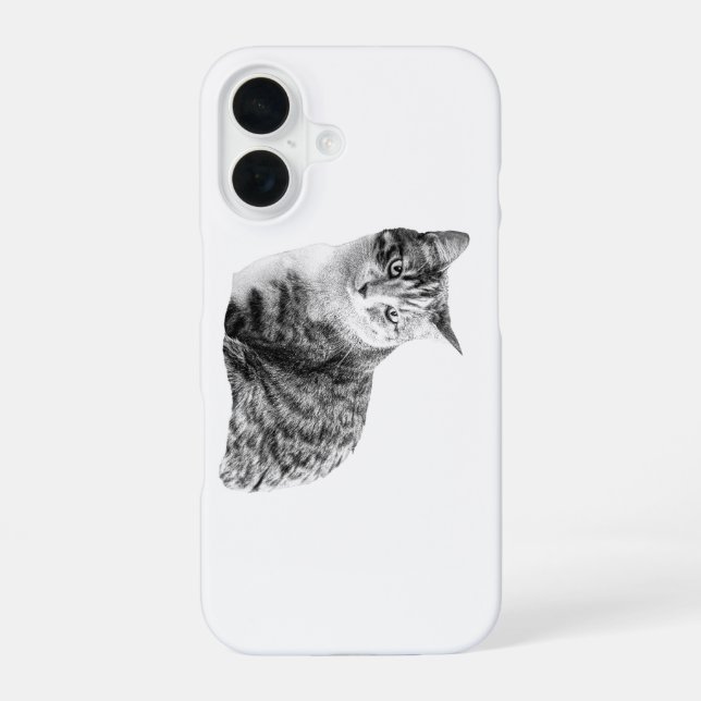 Coque iPhone 16 Rayure & Sérénité (Verso)
