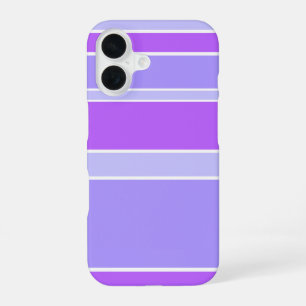 Coque iPhone 16 Rayures violettes