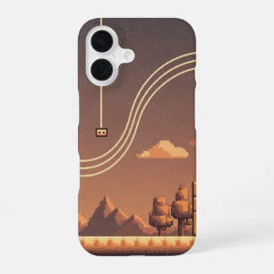 Coque iPhone 16 Rebond de pixel rétro