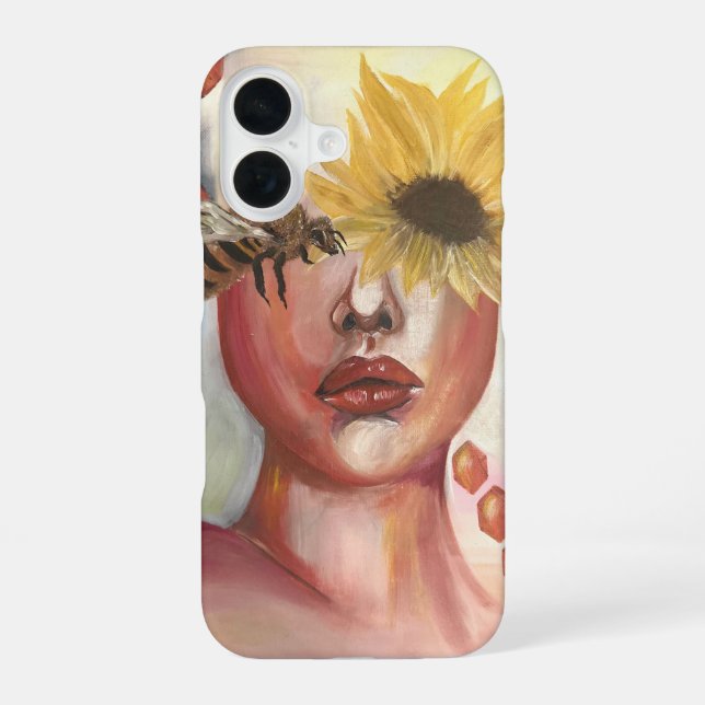 Coque iPhone 16 Récolte de miel (Verso)