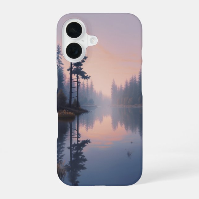 Coque iPhone 16 Reflet de l'aube (Verso)