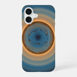 Coque iPhone 16 Réflexion planétaire vintage