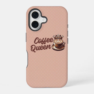 Coque iPhone 16 Reine du café
