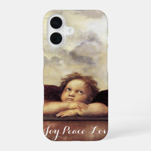 Coque iPhone 16 RENAISSANCE ANGE Ange ailé Chérubin Joie Paix Amou