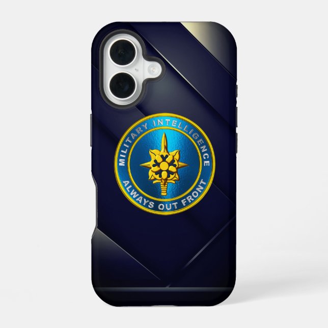 Coque iPhone 16 Renseignement Militaire  (Verso)