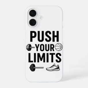 Coque iPhone 16 Repoussez Vos Limites – Motivation Sportive
