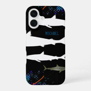 Coque iPhone 16 requin poisson sauvage animal marin