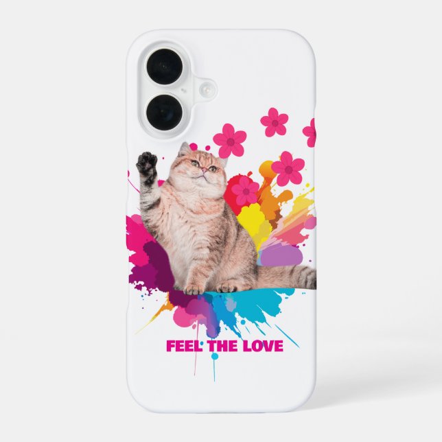 COQUE iPhone 16 RESSENTEZ L'AMOUR TENDANCE DESIGN (Verso)