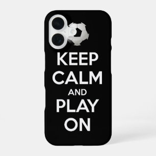 Coque iPhone 16 Restez calme et jouez