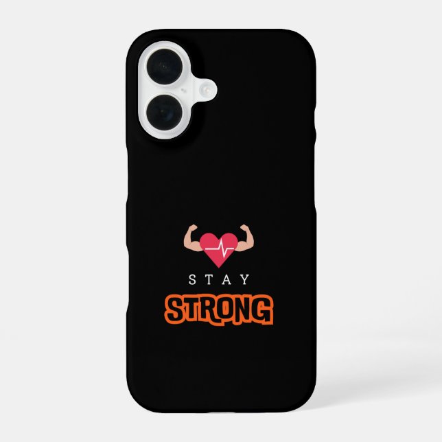Coque iPhone 16 Restez Fort (Verso)