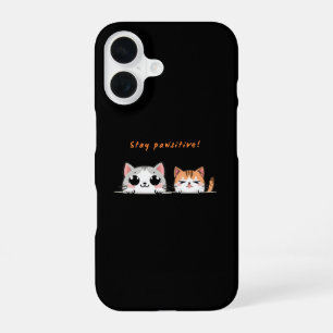 Coque iPhone 16 Restez pawsitif
