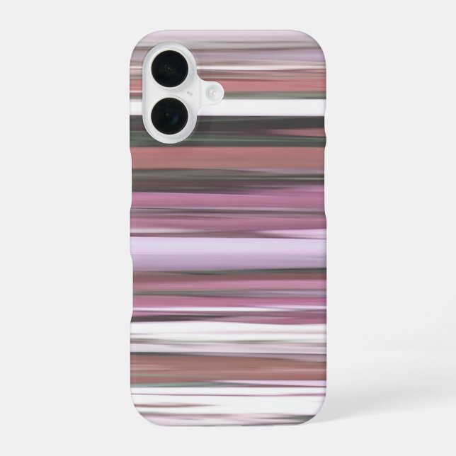 Coque iPhone 16 Résumé #2 : Flou rose (Verso)