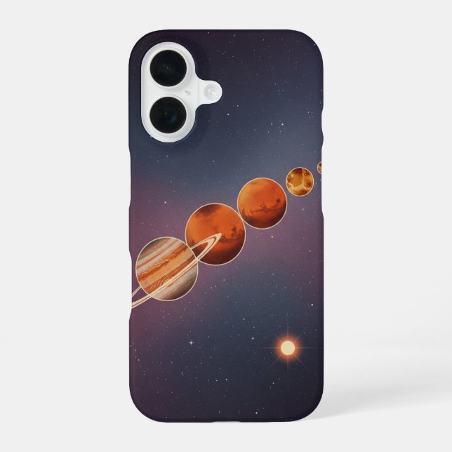 Coque iPhone 16 Retro Planet Parade (Verso)