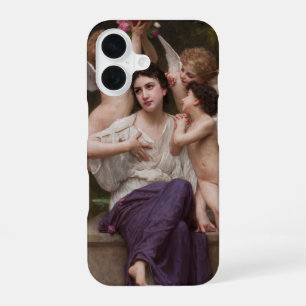 Coque iPhone 16 Rêve de printemps, Dream of Spring par Bouguereau