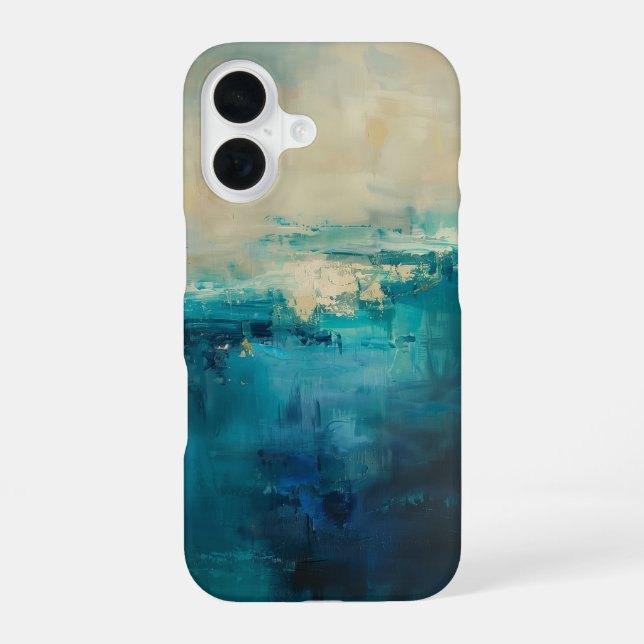 Coque iPhone 16 Rêve Turquoise (Verso)