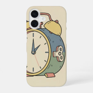 Coque iPhone 16 Réveil Vintage