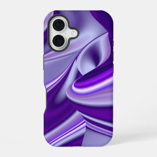 Coque iPhone 16 Rêves d'arc-en-ciel de fleurs violettes