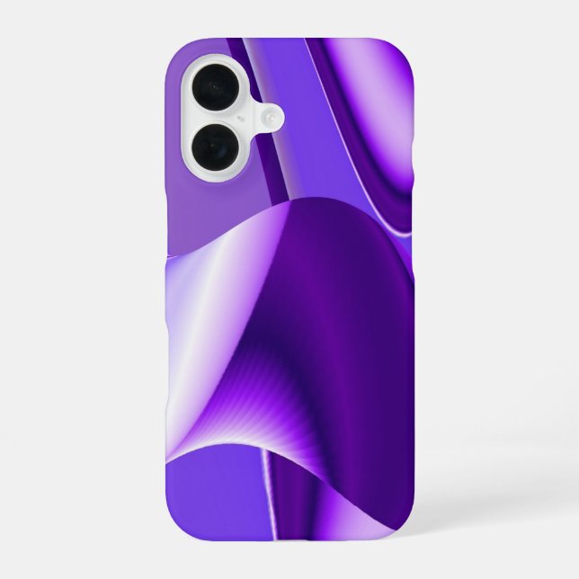 Coque iPhone 16 Rêves de Fleur Violette (Verso)