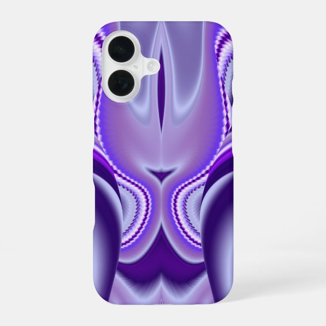 Coque iPhone 16 Rêves de Fleur Violette (Verso)