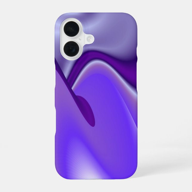Coque iPhone 16 Rêves de Fleur Violette (Verso)