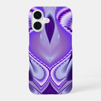 Coque iPhone 16 Rêves de fleurs violettes
