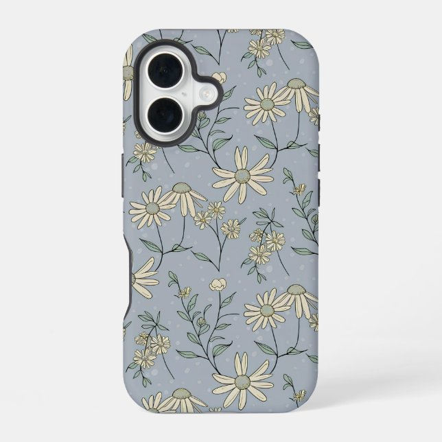 Coque iPhone 16 Rêves de Marguerite Délicate (Verso)