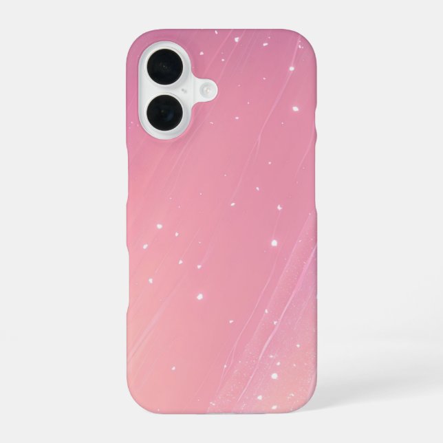 Coque iPhone 16 Romantic Sakura - Soft Pink Gradient Phone Case (Verso)