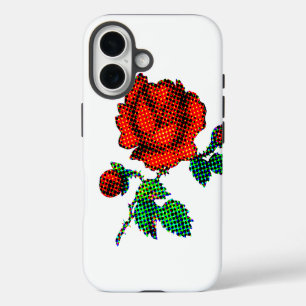 Coque iPhone 16 Rose Bloom Semitonie Beaux-Arts