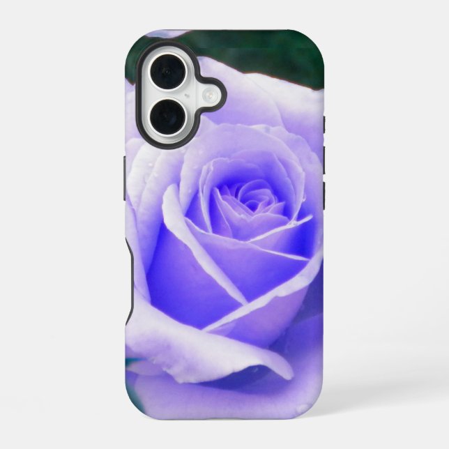 Coque iPhone 16 Rose Mauve Lavande Pâle (Verso)