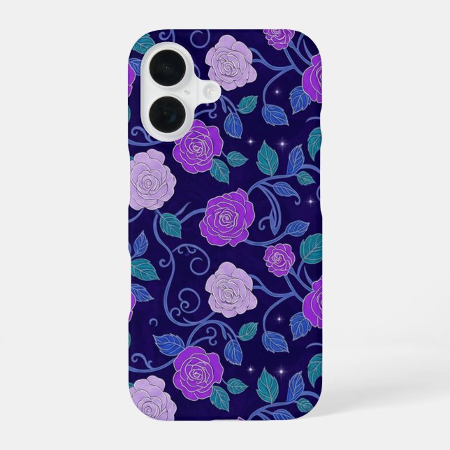 Coque iPhone 16 Rose Pourpre (Verso)