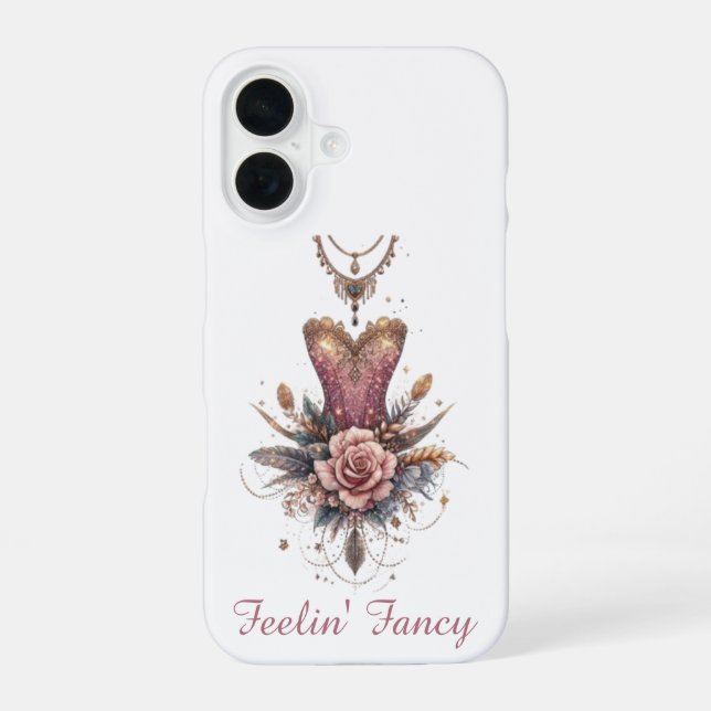 Coque iPhone 16 Roseate Elegance (Verso)