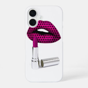 Coque iPhone 16 Rouge à lèvres, iphone, étui 16 🤳
