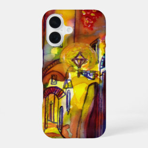 Coque iPhone 16 RUE MÉDIÉVALE DE NUIT À FLORENCE Case-Mate SA