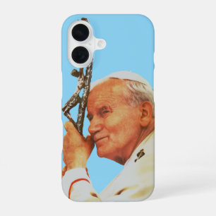 Coque iPhone 16 Saint Jean Paul II Le Grand Communicateur Beaux-Ar