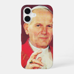 Coque iPhone 16 Saint Jean Paul II Le Grand Communicateur Beaux-Ar