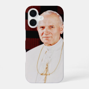 Coque iPhone 16 Saint Jean Paul II Le Grand Communicateur Beaux-Ar