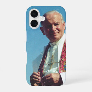 Coque iPhone 16 Saint Jean Paul II Le Grand Communicateur Beaux-Ar