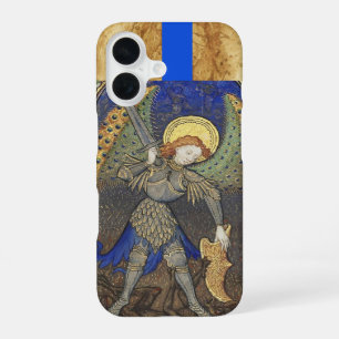 Coque iPhone 16 Saint Michel Archange avec Diable