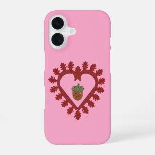 Coque iPhone 16 Saint-Valentin Amour Coeur Gland