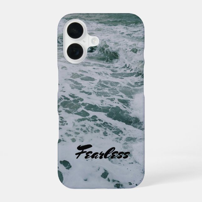 Coque iPhone 16 Sans peur  (Verso)