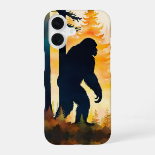 Coque iPhone 16 Sasquatch Automne Paysage Coucher de soleil