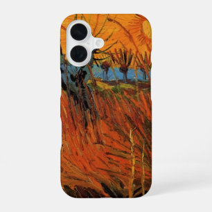 Coque iPhone 16 Saules au coucher du soleil par Vincent van Gogh
