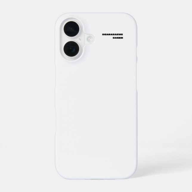 Coque iPhone 16 Scarabaeus Sacer (Verso)