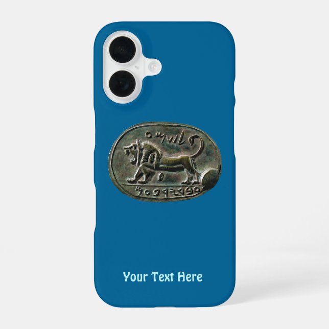 Coque iPhone 16 Sceau de Megiddo (Verso)