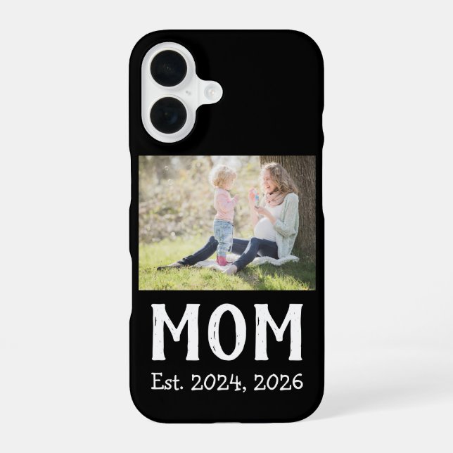 Coque iPhone 16 Scénario établi pour maman noire (Verso)