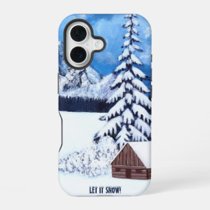 Coque iPhone 16 Scène hivernale merveilleuse