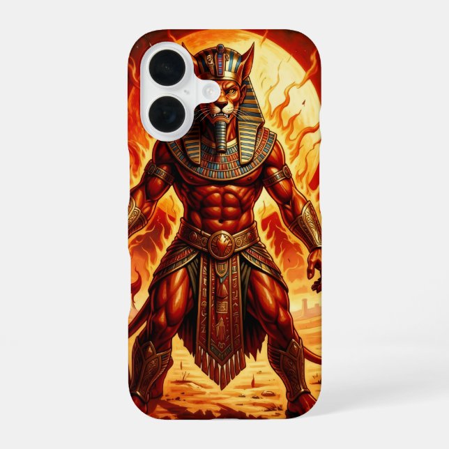 Coque iPhone 16 Sekhmet – Löwenköpfige Kriegsgöttin´1 (Verso)