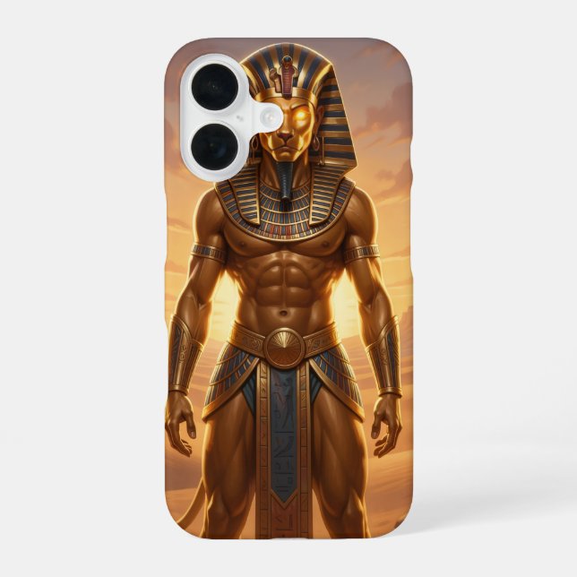 Coque iPhone 16 Sekhmet – Löwenköpfige Kriegsgöttin´4 (Verso)